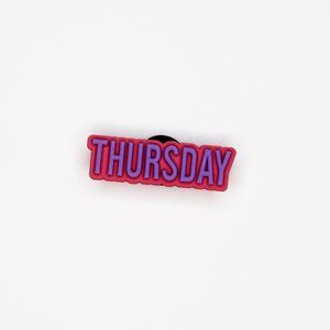 Thursday croc charm
